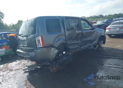 2013 Honda Pilot Ex-L from USA, damaged, VIN 5FNYF3H70DB024794